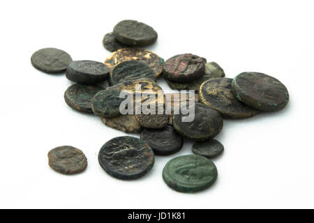 Ancient money Stock Photo