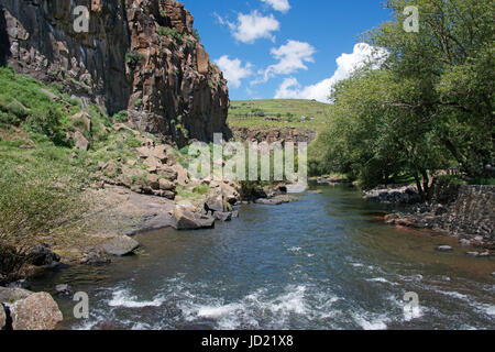 Maletsunyane River Semonkong Maseru District Lesotho Southern Africa Stock Photo