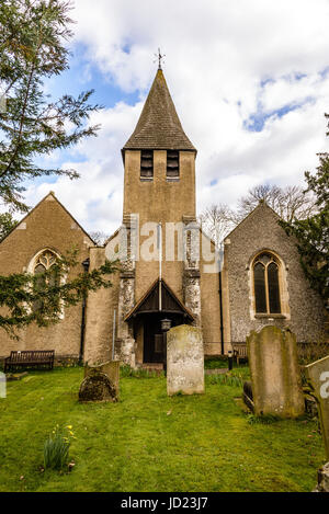 St Michael & All Angels Church, Church Hill, Wilmington, Kent, England Stock Photo