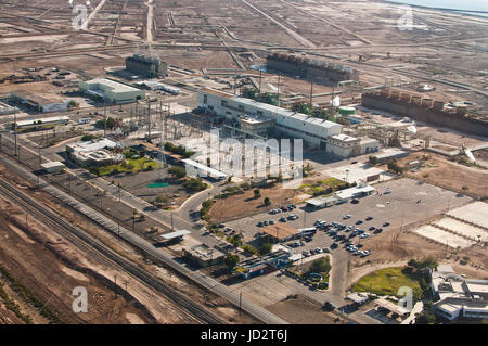 comisión federal de electricidad geothermal power plant Cerro Prieto 1 Stock Photo