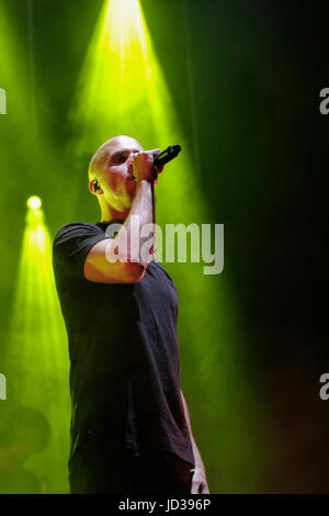 Worms, Germany. 17th June, 2017. Milow performs live on stage at the 2017 Jazz and Joy Festival in Worms in Germany. Credit: Michael Debets/Pacific Press/Alamy Live News Stock Photo