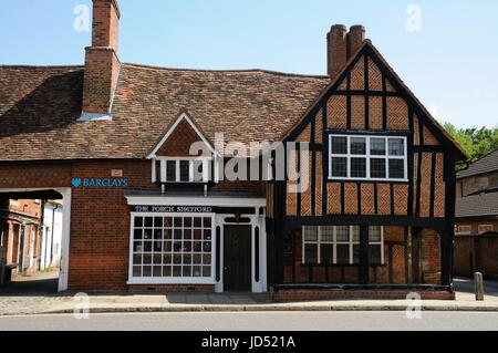 Barclays Bank/Porch House, Shefford, Bedfordshire Stock Photo