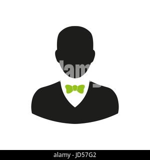Vector icon meneger Stock Vector