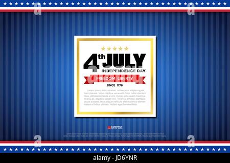 Independence day design element, Vector eps10 Stock Vector