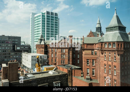 Construction of the new Proton Beam Therapy Unit at University College London Hospital (UCLH) Stock Photo