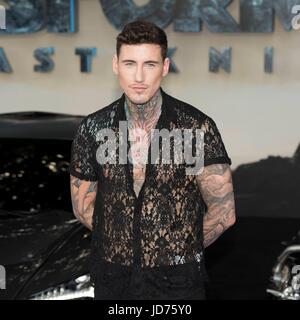 London, UK. 18th June, 2017. Jeremy McConnell attends the Global Premiere of TRANSFORMERS: The last Knight. London, UK. 18/06/2017 Credit: dpa/Alamy Live News Stock Photo