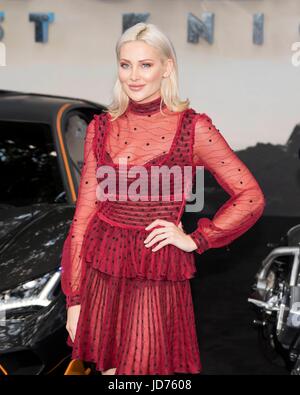 London, United Kingdom Of Great Britain And Northern Ireland. 18th June, 2017. Stephanie Pratt attends the Global Premiere of TRANSFORMERS: The last Knight. London, UK. 18/06/2017 | usage worldwide Credit: dpa/Alamy Live News Stock Photo