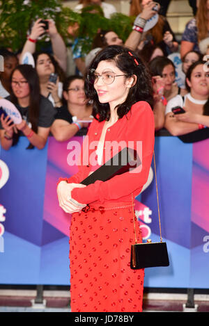 Toronto, Ontario, Canada. 18th June, 2017. GRIMES arrives at the 2017 iHeartRADIO MuchMusic Video Awards at MuchMusic HQ on June 18, 2017 in Toronto Credit: Igor Vidyashev/ZUMA Wire/Alamy Live News Stock Photo