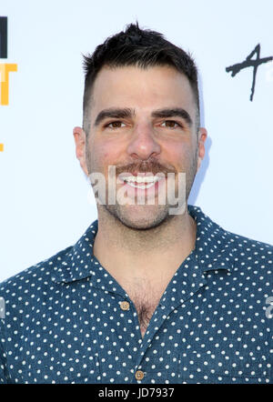 Culver City, California, USA. 18th June, 2017. Zachary Quinto, At 2017 Los Angeles Film Festival - Premieres Of 'Never Here' And 'Laps' at The Arclight Cinemas Culver City, California on June 18, 2017. Credit: MediaPunch Inc/Alamy Live News Stock Photo