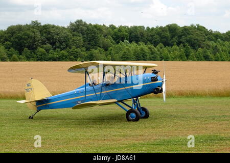 1930 Bird BK,  This plane was originally owned by Anne Morrow Lindbergh, wife of famed aviator Charles Lindbergh. Stock Photo