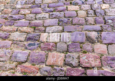 Cobble stones on the ramparts Stock Photo