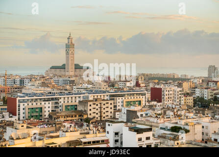 View over the city of Casablanca. Stock Photo