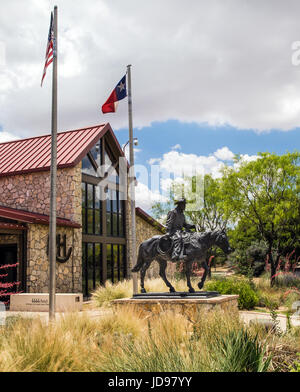 National Ranching Heritage Center entrance and museum in Lubbock, Texas Stock Photo