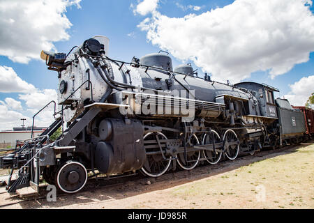 Baldwin locomotive at the National Ranching Heritage Center, Lubbock, Texas Stock Photo