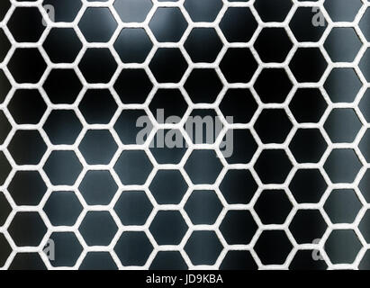 hexagon grid background texture pattern Stock Photo