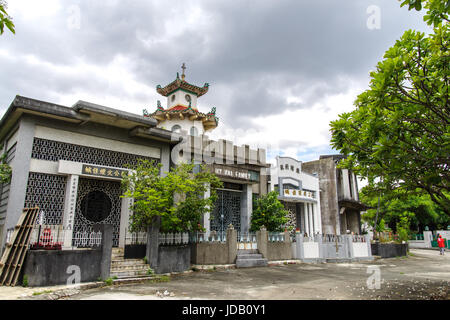 June 11, Taoist temple at Manila Chinese Cemetery , Manila , Philippines Stock Photo