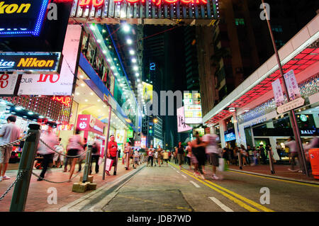 Causeway bay - Hong Kong - night life street view Photo taken on: July 9th, 2011 Stock Photo