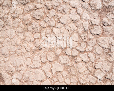 Dry cracked ground on the Namib Desert, Namibia. Stock Photo