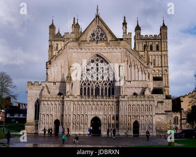 europe, UK, England, Devon, Exeter cathedral Stock Photo