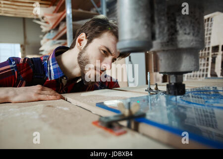 Factory worker Stock Photo