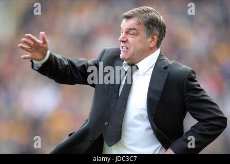 SAM ALLARDYCE BLACKBURN ROVERS FC MANAGER KC STADIUM HULL ENGLAND 01 March 2009 Stock Photo