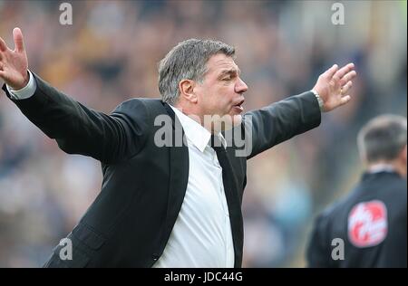 SAM ALLARDYCE BLACKBURN ROVERS FC MANAGER KC STADIUM HULL ENGLAND 01 March 2009 Stock Photo