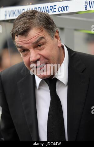 SAM ALLARDYCE BLACKBURN ROVERS FC MANAGER KC STADIUM HULL ENGLAND 01 March 2009 Stock Photo