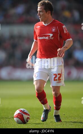 GARY MCSHEFFREY NOTTINGHAM FOREST FC THE CITY GROUND NOTTINGHAM ENGLAND