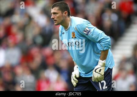 MATT DUKE HULL CITY FC THE RIVERSIDE MIDDLESBROUGH ENGLAND 11 April 2009 Stock Photo