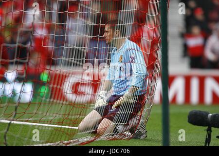 MATT DUKE HULL CITY FC THE RIVERSIDE MIDDLESBROUGH ENGLAND 11 April 2009 Stock Photo