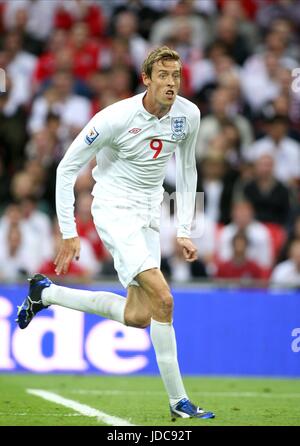 PETER CROUCH ENGLAND & PORTSMOUTH FC WEMBLEY STADIUM LONDON ENGLAND 10 June 2009 Stock Photo