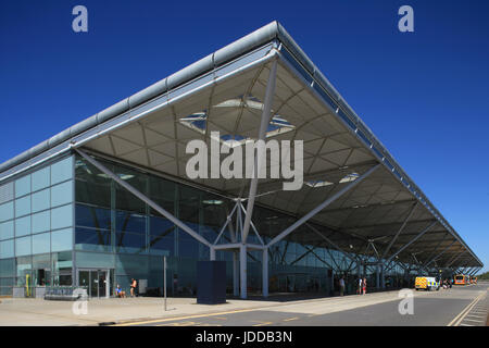 London Stansted Airport, Essex - 10 June 2017, Jet2 check in desks ...