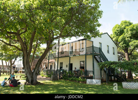 Historic Baldwin Home Museum Lahaina Maui Hawaii Pacific Ocean Stock ...