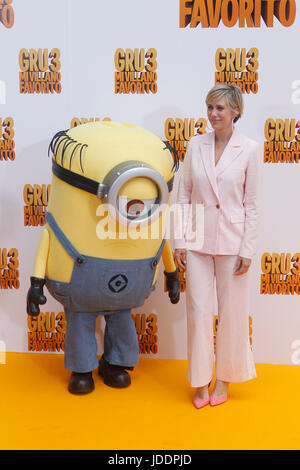 Madrid, Spain. 20th Jun, 2017. Kristen Wiig at the Despicable Me 3 photocall at the Santo Mauro Hotel in Madrid, Spain June 20, 2017. Credit: MediaPunch Inc/Alamy Live News Stock Photo