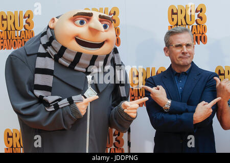 Madrid, Spain. 20th Jun, 2017. Steve Carrel at the Despicable Me 3 photocall at the Santo Mauro Hotel in Madrid, Spain June 20, 2017. Credit: MediaPunch Inc/Alamy Live News Stock Photo