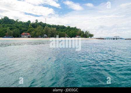 Snorkeling point with beautiful coralscape at Racha Island Phuket Thailand Stock Photo