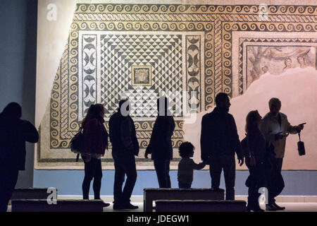 Zeugma Mosaic  Museum general view of the interior, Gaziantep, southeastern Turkey Stock Photo