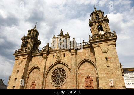 The Cathedral in Mondonedo in Galicia Northern Spain Stock Photo