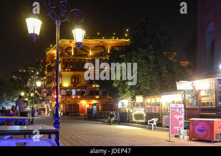 The Famous Food Street near Badshahi Mosque, Lahore, Pakistan on 5th June 2017 Stock Photo