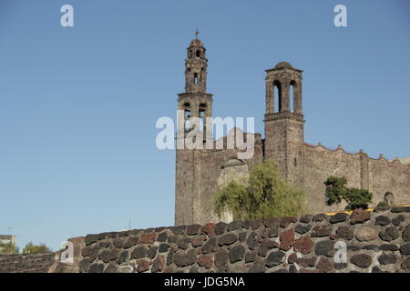 Square of the three cultures. Tlatelolco. Plaze de tres culturas. Stock Photo