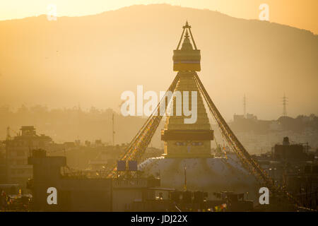 Boudhanath Stupa, Kathmandu, Nepal Stock Photo