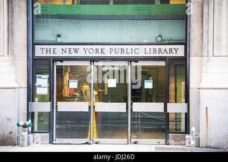 Mid Manhattan Library, New York Public Library, New York CIty, USA Stock Photo