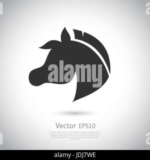 Vector sign. Horse logo. Stock Vector