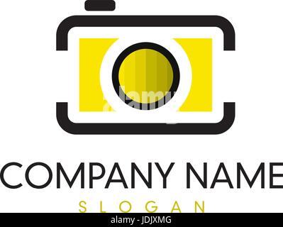 Camera logotype Stock Vector