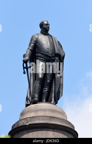 Duke of York Column is a monument in London, England, to Prince Frederick, Duke of York Stock Photo