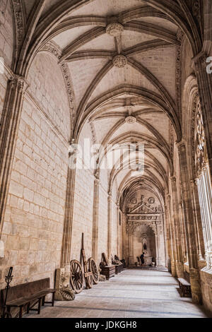 SEGOVIA, SPAIN, JUNE - 3, 2017: Interior of Cathedral of Our Lady of Assumption, Cloister Located on the south side of the cathedral, is the work of J Stock Photo