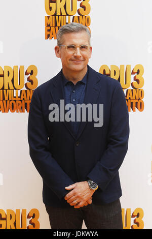 Madrid, Madrid, Spain. 20th June, 2017. Steve Carell attend 'Despicable Me 3' ('Mi Villano Favorito) photocall at Santo Mauro Hotel on June 20, 2017 in Madrid, Spain. Credit: Jack Abuin/ZUMA Wire/Alamy Live News Stock Photo