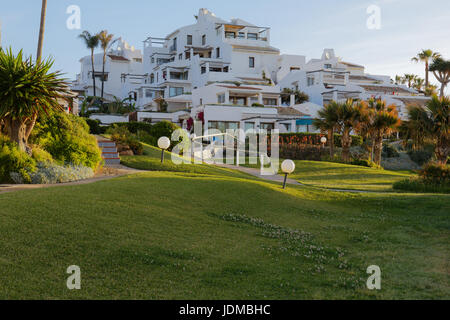 This is the Costa Natura naturist resort near Estepona, Spain Stock
