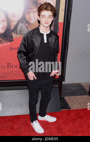 Thomas Barbusca attend opening night premiere Focus Features' 'The Book Henry' during 2017 Los Angeles Film Festival Arclight Cinemas Culver City Culver City,California June 14,2017. Stock Photo