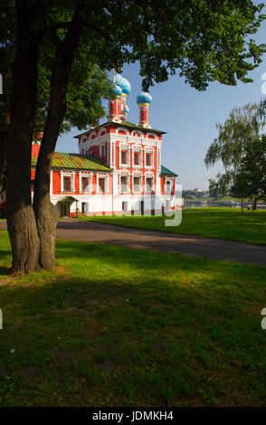 The Church of St Dmitry on the Blood in the Uglich Kremlin. Uglich ...